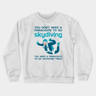 Parachute Skydiving Crewneck Sweatshirt